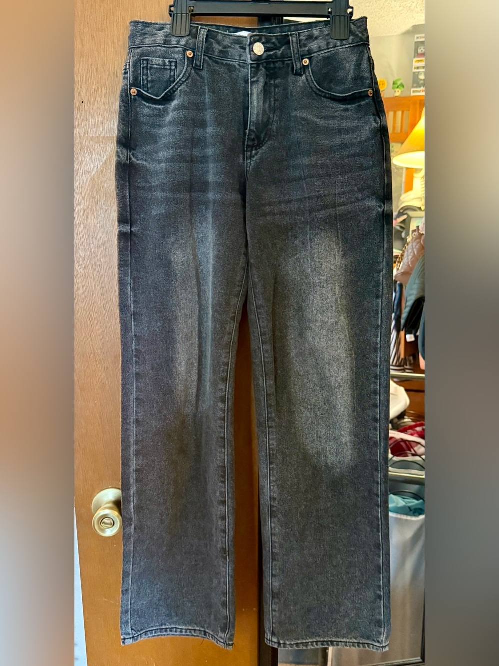 Women's Black Boyfriend Jeans - Relaxed Fit